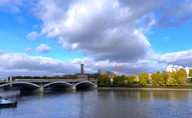 A view of Battersea Bridge